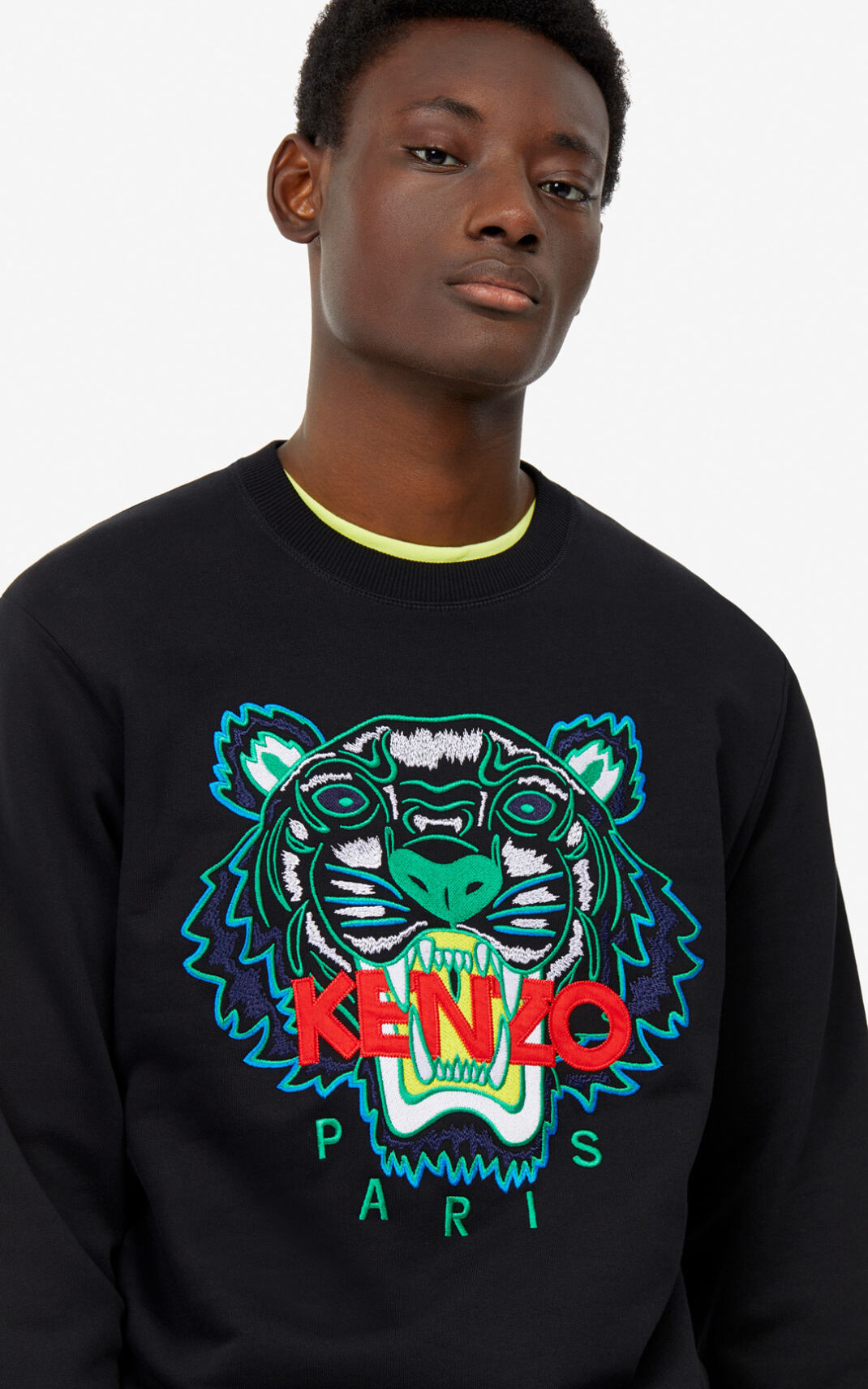 Kenzo Tiger Sweatshirt Herr | 90567-WDBC